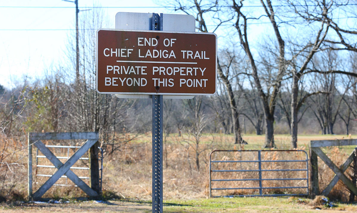 End of Chief Ladiga Trail